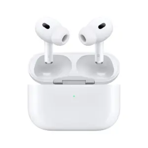 Open Box Apple AirPods Pro 2 White With USB-C Charging Case Inch Ear Headphones MTJV3AM/A
