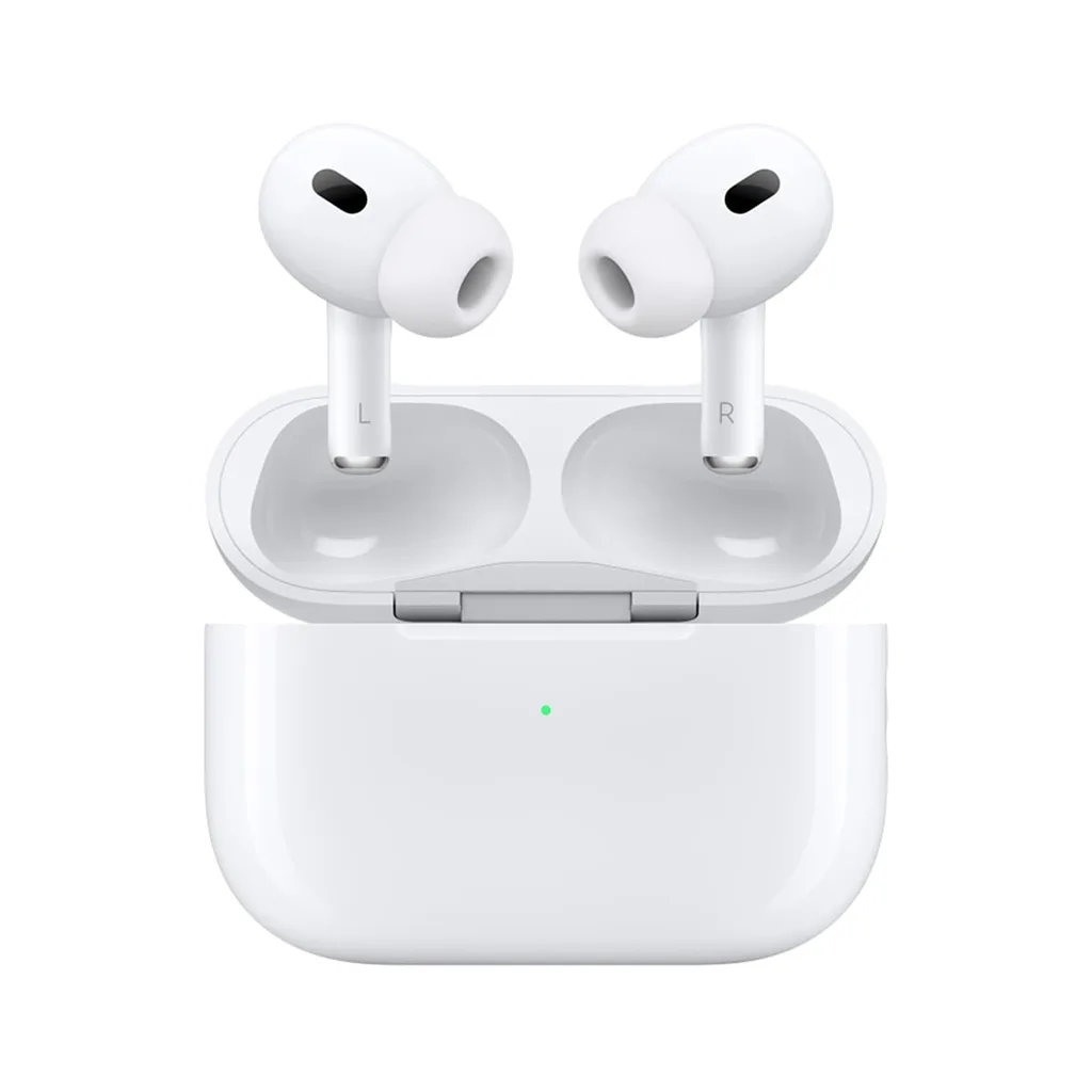 Open Box Apple AirPods Pro 2 White With USB-C Charging Case Inch Ear Headphones MTJV3AM/A