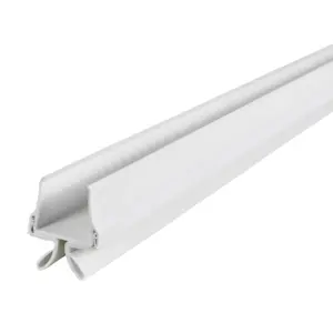 M-D Building Products 43398 32 Inch. White Vinyl and Rubber CINCH Slide-On Interior Under Door Seal