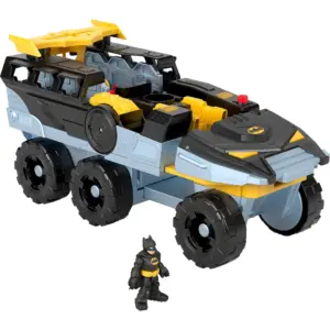Fisher-Price Imaginext DC Super Friends Batman Toy Transforming Bat-Tank with Lights Sounds and Figure for Pretend Play Kids Ages 3+ Years