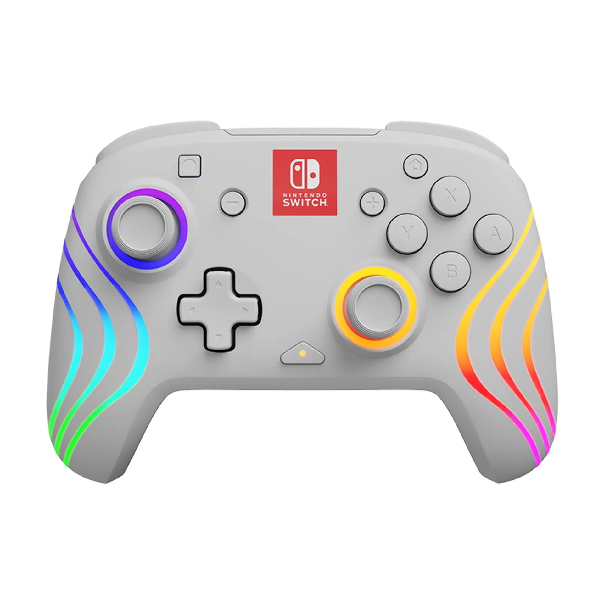 Open Box PDP 500-252-WH Afterglow Wave Wireless Controller w/Motion For Nintendo Switch | White