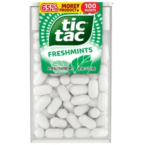 Tic Tac Freshmint Breath Mints | On-The-Go Refreshment | 1.7 Ounce | Single