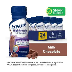 Ensure High Protein Nutrition Shake | Milk Chocolate | 8 fl Ounce | 24 Count