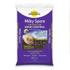 St. Gabriel Organics Milky Spore Granular Japanese Beetle Grub Control | 15 lbs
