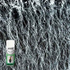 White | Rust-Oleum Marble Spray Paint-372487 | 10.25 Ounce | 1 | Flat