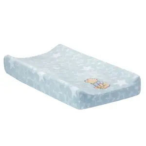 Bedtime Originals Disney Baby Starlight Pooh Blue/White Stars Changing Pad Cover (Premium Edition)