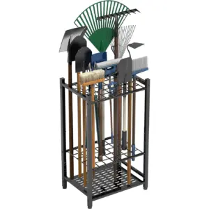Sttoraboks Garden Tool Organizer | Yard Tool Tower Rack for Garage Organization & Storage