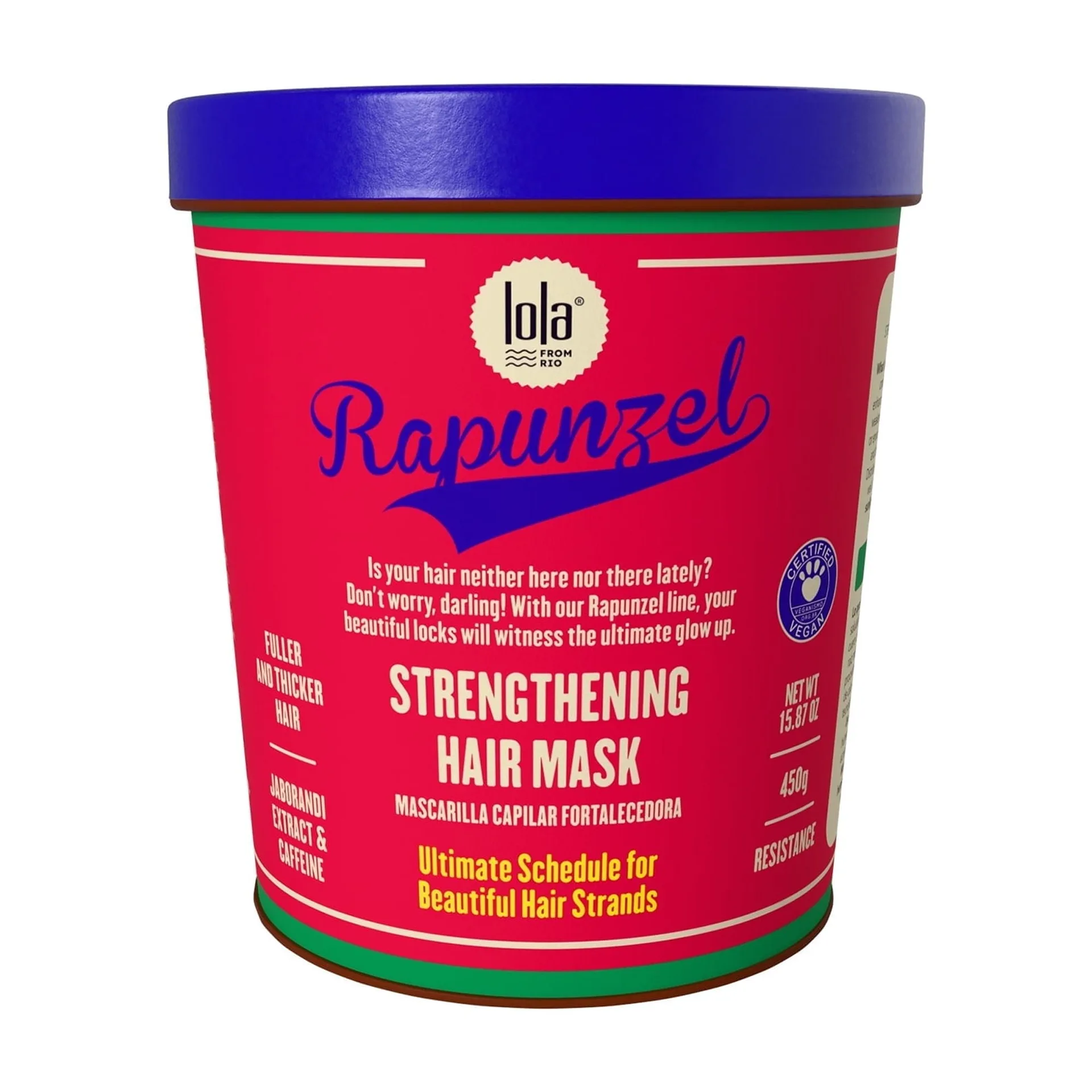 Lola from Rio Rapunzel Strengthening Hair Mask for Hair Growth Simulation | 15.87 fl Ounce