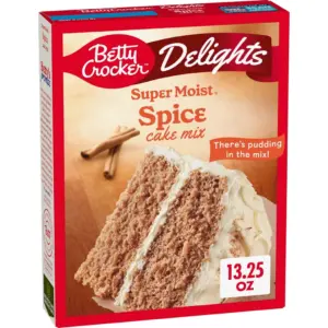 Betty Crocker Delights Super Moist Spice Cake Mix | 13.25 Ounce | Single | 1