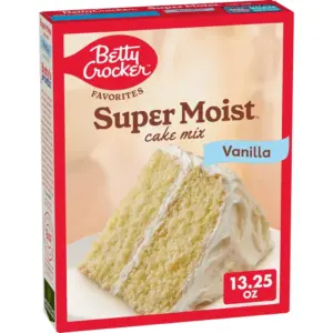 Betty Crocker Favorites Super Moist Vanilla Flavored Cake Mix | 13.25 Ounce | Single