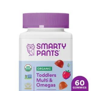 SmartyPants Organic Toddler Formula | 60 count