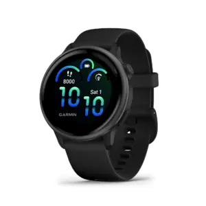 Garmin vivoactive 6 | Health & Fitness GPS Smartwatch | AMOLED Display | Up To 11 Days Of Battery | Slate with Black Band