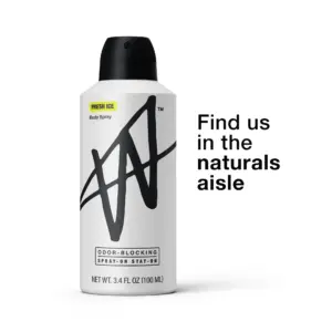 W By Jake Paul Body Spray | Odor Blocking | Long Lasting | Fresh Ice | 3.4 fl Ounce | 1