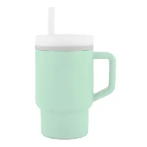 Infantino My 1st Tumbler – Adorable 9 Ounce. Training Cup with Toddler-Friendly Straw & Handle | Cool Mint