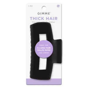 Gimme Beauty Large Cavity Claw Clip For Thick Hair | Black | 1 Count