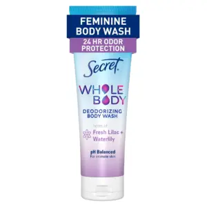 Secret Feminine Wash 24 HR Deodorizing Body Wash for Women | Lilac and Waterlily | 7oz
