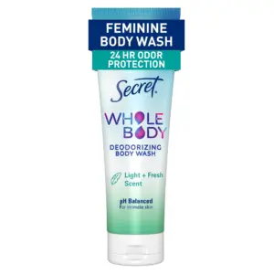 Secret Feminine Wash 24 HR Deodorizing Body Wash for Women | Light and Fresh | 7oz