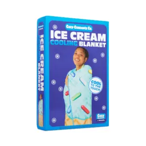 Cozy Concepts Co. Ice Cream Cooling Blanket | Throws for Cool Days and All Ages by What Do You Meme?