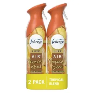 ( 2 pack ) Febreze Air Freshener Spray | Odor-Fighting Room Spray | Tropical Blend Scent | 8.8oz | 2 Count | 4 | 17.6 Ounce