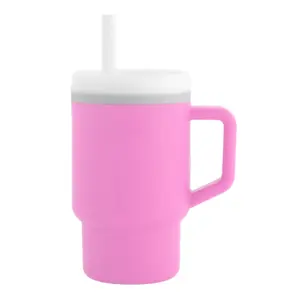 My 1st Tumbler – Adorable 9 Ounce. Training Cup with Toddler-Friendly Straw & Handle | Cotton Candy