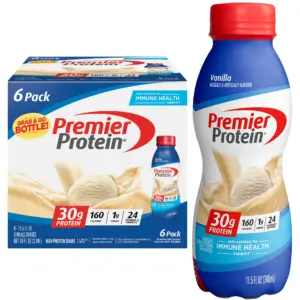 Premier Protein Shake | Vanilla | 30g Protein | 11.5 Fl Ounce | 6 Ct