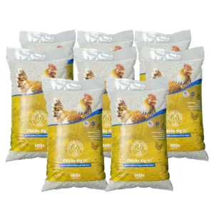 Premium Chicken Sand | Odor Eliminating Bedding for Coops | 50 Lb Bag | 4 Pack