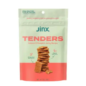 Jinx All Natural Salmon & Pumpkin Jerky Treats for Dogs | 5 Ounce Bag