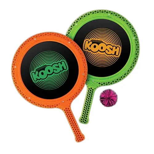 Koosh Paddle Playset Kids Outdoor Toys | Beach Toys | Kids Games | Outdoor Games for Adults & Family | Outdoor Games for Kids | Kids Toys | Fidget Toys for Kids | Ages 4+