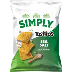 Simply Tostitos Avocado Oil and Sea Salt | 7.5 Ounce Bag