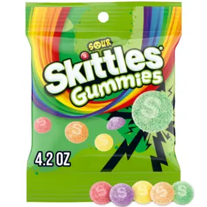 Skittles Gummies Sour Gummy Candy | 4.2 Ounce Bag