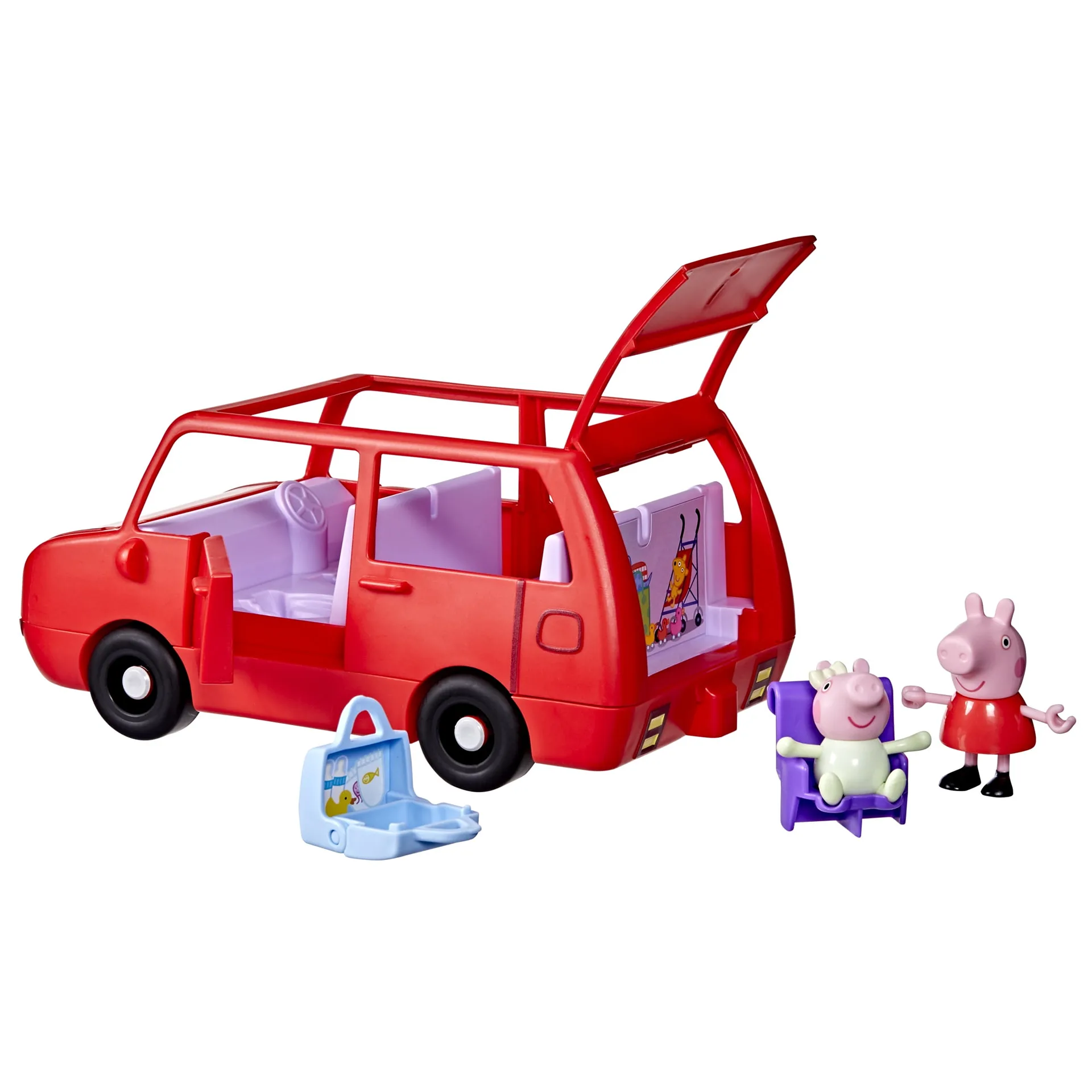 Peppa Pig Toys Peppa's Big Family Car with 2 Figures & 2 Accessories | 3+