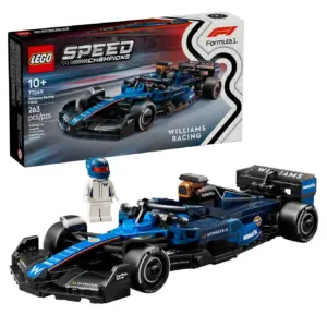LEGO Speed Champions Williams Racing FW46 F1 Race Car Toys | Building Set For Kids | Boys and Girls | Ages 10+ | Toy Cars for F1 Fans | Gift Ideas for Birthdays | 77249
