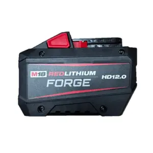 Milwaukee M18 REDLITHIUM FORGE HD12.0 High Output Battery Pack | 18V Lithium-Ion Power Tool Battery | Model 48-11-1813