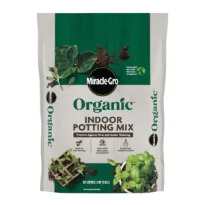 Miracle-Gro Organic Indoor Potting Mix | For Indoor Container Plants | 8 qt