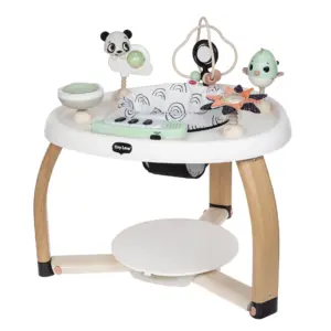 Tiny Love 5-Inch-1 Here I Grow Stationary Activity Center – Black and White Decor Collection | Black and White