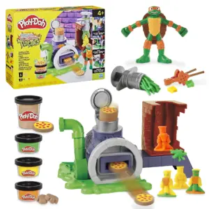 Play-Doh Teenage Mutant Ninja Turtles Slice and Blast Pizza Playset | Arts and Crafts for Kids 4 and up