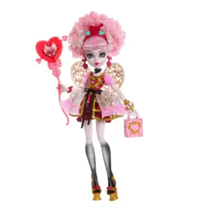 Monster High Scary Sweet Birthday Cupid Asteria Doll Inch Party Dress with Balloon and Gift $37.00