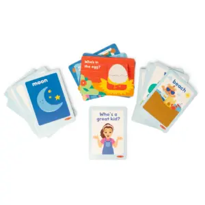Melissa and Doug Ms. Rachel First Words Textured Sensory Flashcards Preschool Learning Toy for Boys | Girls | FSC Certified