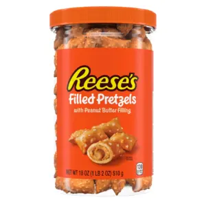 Reese's Peanut Butter Filled Pretzels | 18 Ounce Sharing Size | Reese's Peanut Butter
