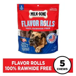 Milk-Bone 11 Ounce Flavor Rolls Beef and Cheese Dog Treat Each