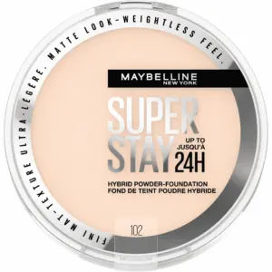Maybelline Super Stay Powder Foundation Makeup | Soft Matte Finish | 102 | 0.21 Ounce | Single | 102 Soft Matte