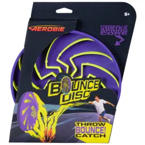 Aerobie Bounce Disc | Outdoor Flying Disc Toy for Kids ages 5 and up