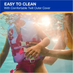 Princess Ariel Swim Trainer Life Jacket | US Coast Guard Approved Kids Float for 33-55 lbs