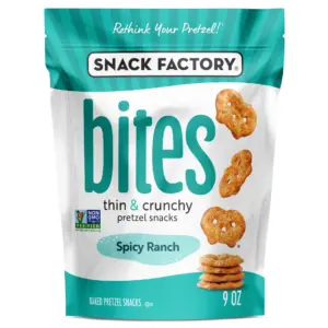 Snack Factory Spicy Ranch Bites | 9 Ounce Bag | 1
