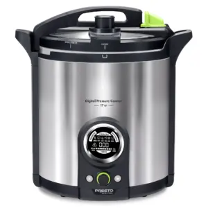Presto Precise 02152 17 Qt Stainless Steel Electric Pressure Canner | Silver
