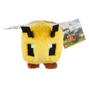 Minecraft Bee Plush Toy | 8-inch Collectible Soft Doll Inspired by A Minecraft Movie