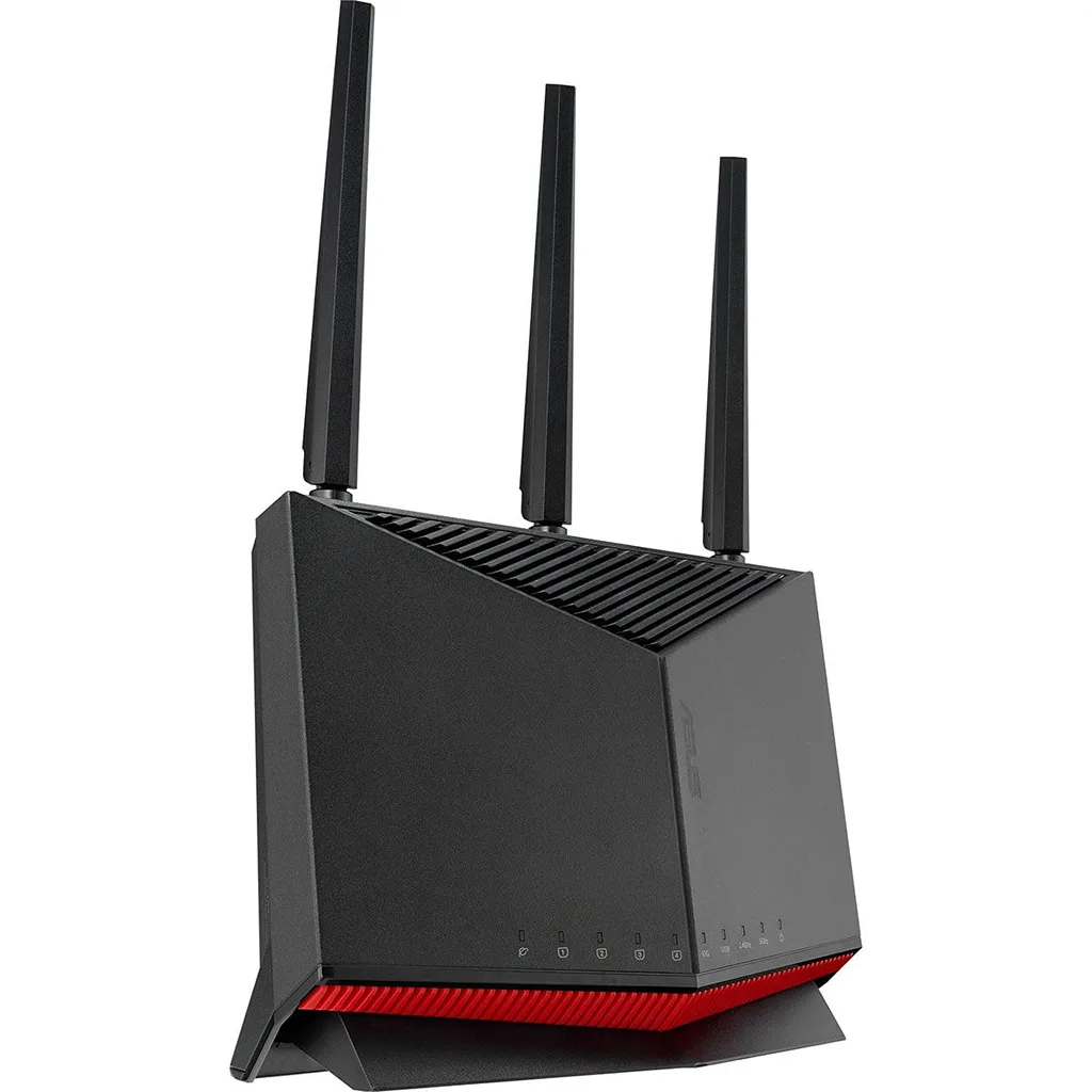 ASUS RT-BE86U BE6800 Dual-Band WiFi 7 Router | 10G WAN | AiMesh | subscription-free security