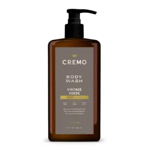 Cremo Men's Body Wash | Vintage Suede | 32 fl Ounce