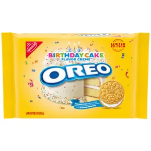 OREO Golden Birthday Cake Creme Sandwich Cookies | Limited Edition | 10.68 Ounce