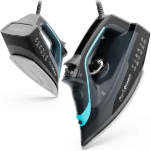 PurSteam Gray Steam Burst Steam Iron with Ceramic Soleplate | 1750W | SteamBurst+